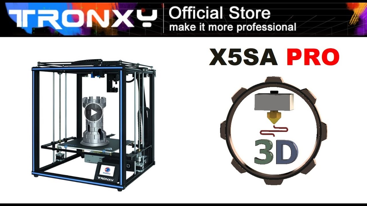Обзор Tronxy X5SA PRO 3Д Принтер CoreXY