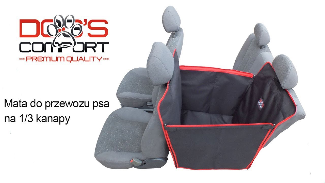 Dogs Comfort Premium Mata pokrowiec do przewozu psa na 1/3 kanapy