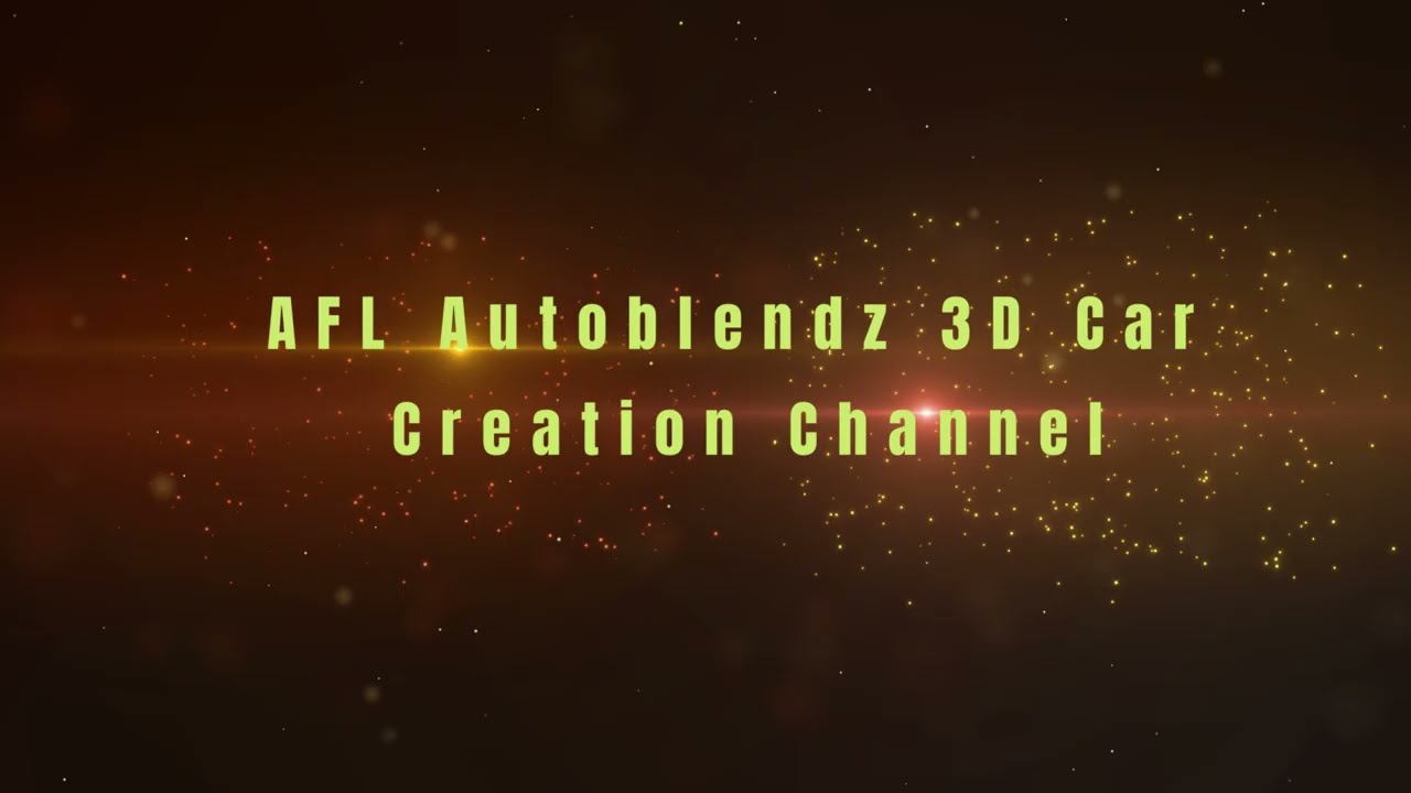 Channel Announcement AFL Autoblendz 3D Car Creations - What next on this channel? #imagemodeler