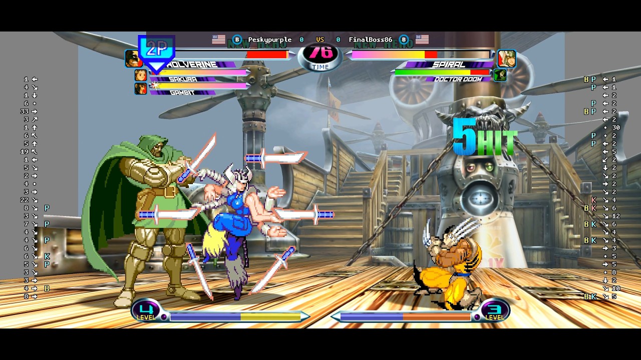Marvel Vs. Capcom 2 - 🇺🇸 Peskypurple(B) vs 🇺🇸 FinalBoss86(B) | Fightcade (2026-03-12 20:25 UTC)