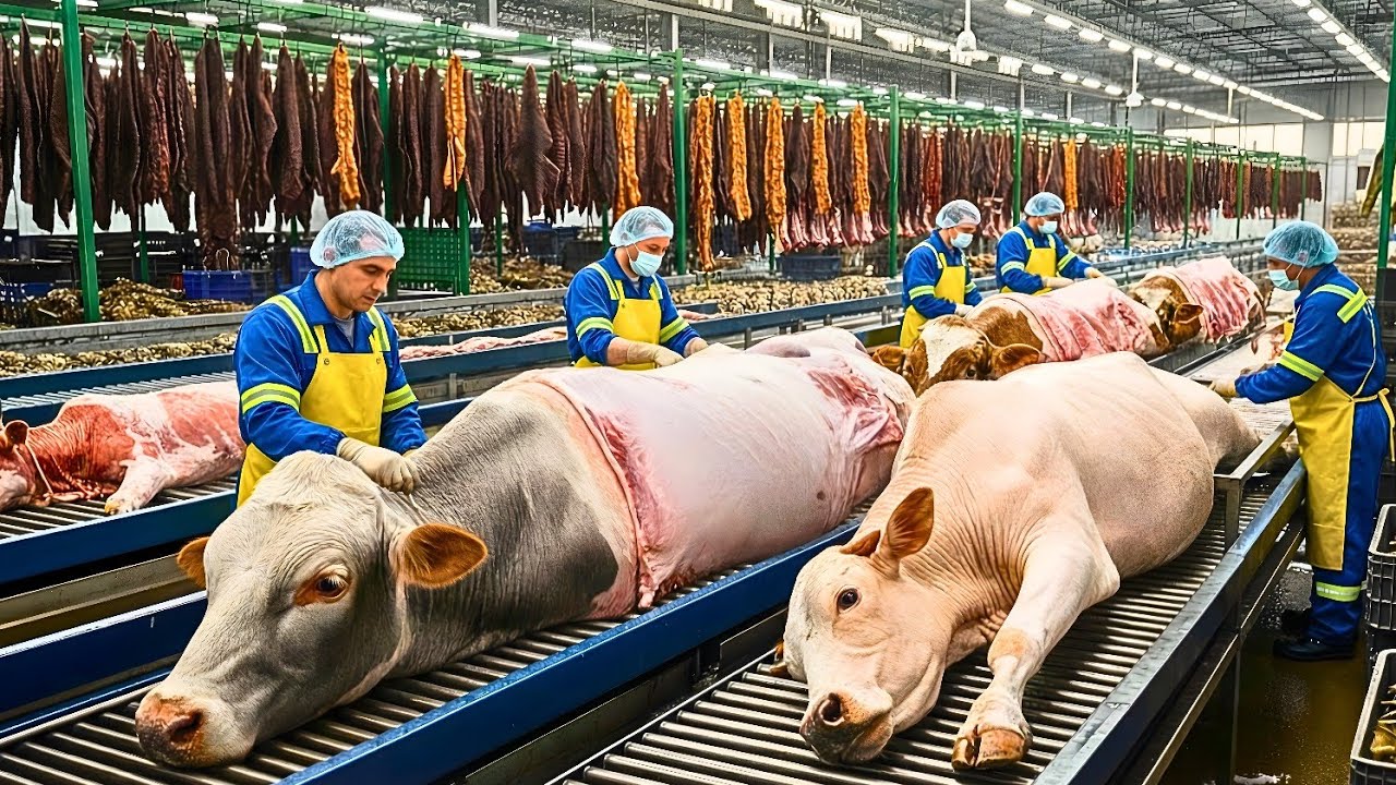 Inside a Modern Leather Factory: From Raw Cow Leather to Luxury Jackets (Full Process)