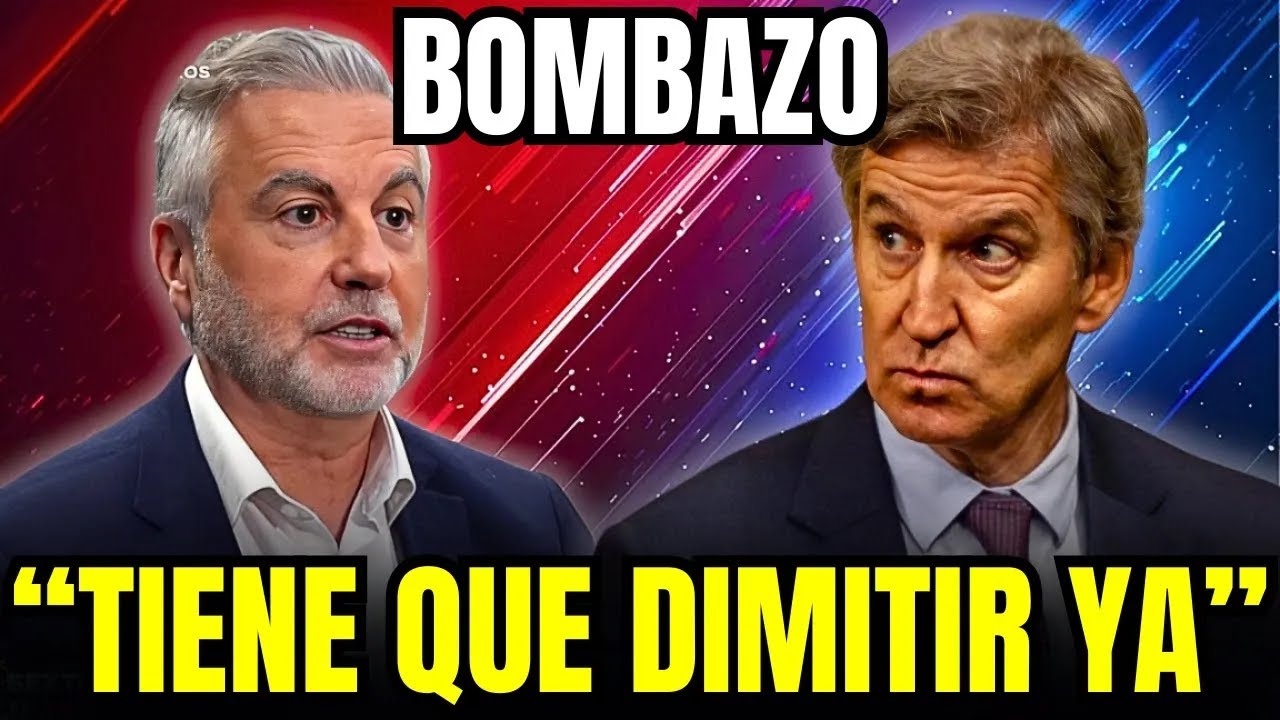 ALSINA EXIGE la DIMISIÓN de FEIJÓO por MENTIR y ENCUBRIR a MAZÓN
