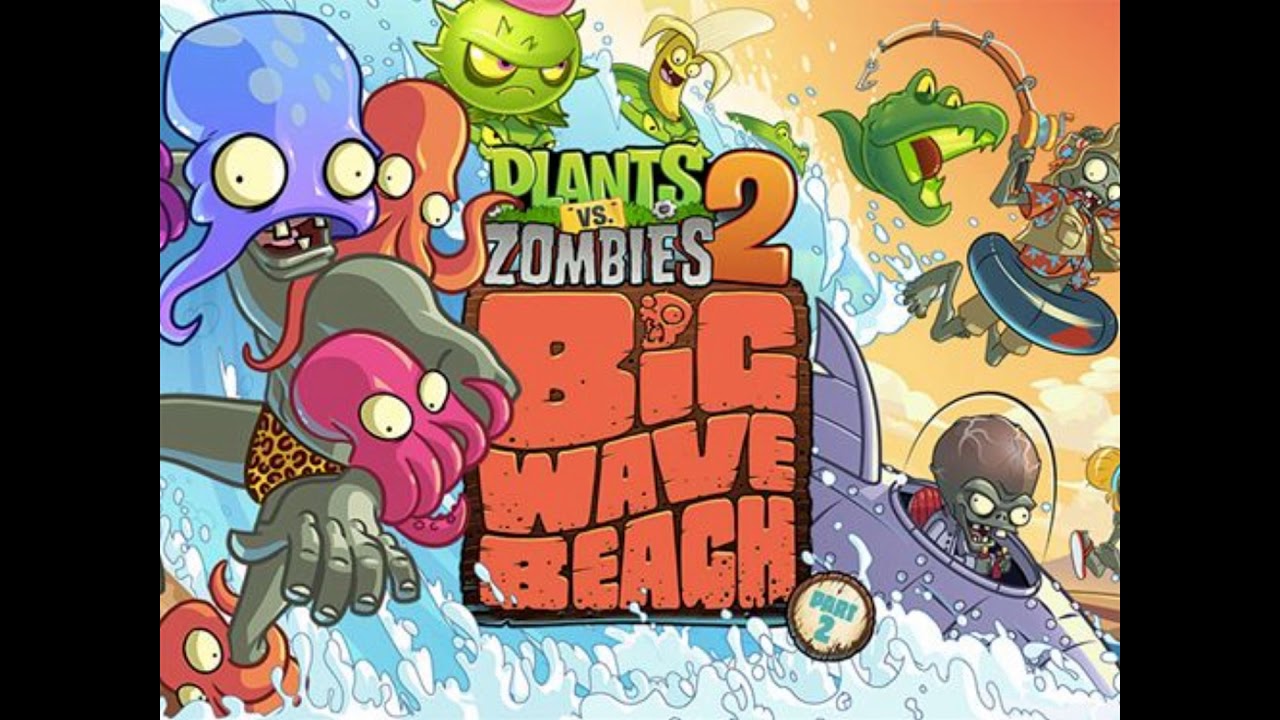 Plants vs. Zombies 2 — Demonstration Mini-Game (Big Wave Beach)