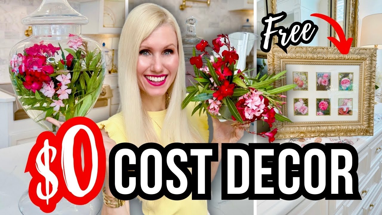 $ZERO~COST Or *CHEAP* DIY HOME DECOR IDEAS That LOOK EXPENSIVE but AREN'T!