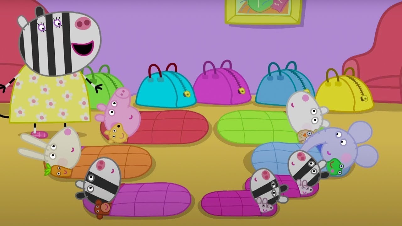 Peppa Gris | Overnatting | Barns Tegneseries