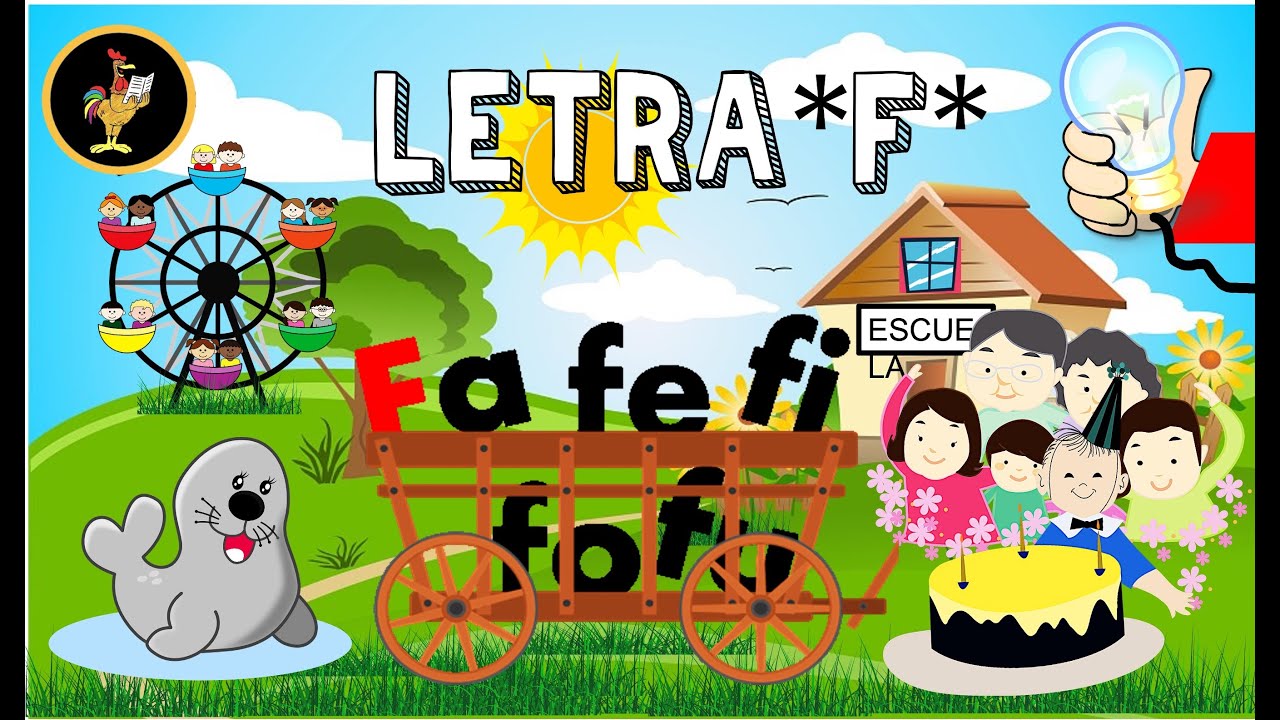 LETRA F / 🌀 APRENDE A LEER FÁCIL LA 