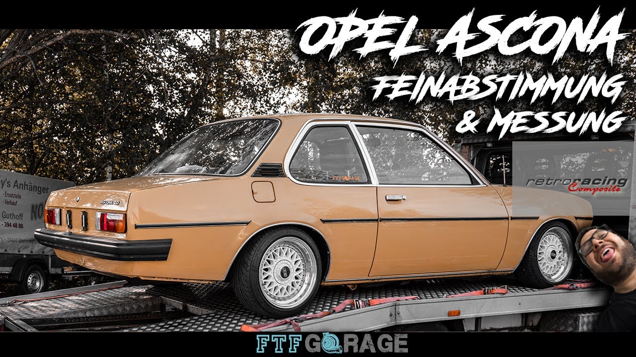 Opel Ascona B | mit Webervergaser auf dem Prüfstand