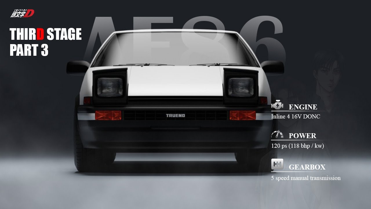 Initial D | Анхны D | first stage 4 | part 3