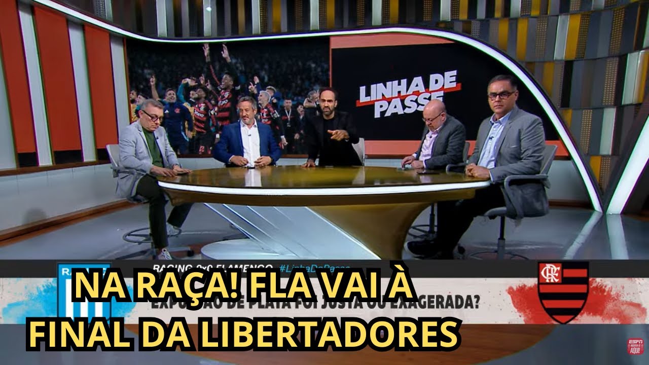 LINHA DE PASSE: Flamengo resiste &agrave; press&atilde;o do Racing, segura empate e &eacute; finalista da Libertadores