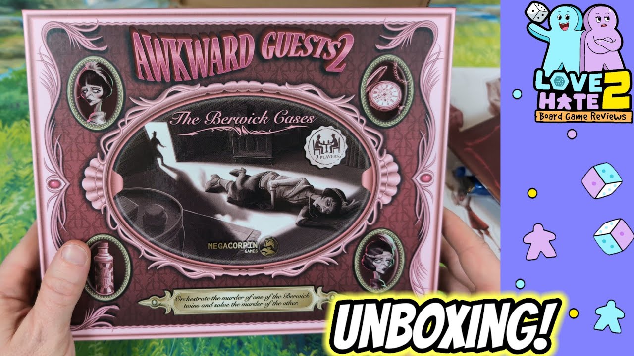 Awkward Guests 2 With KS Stretch Goals - Unboxing!