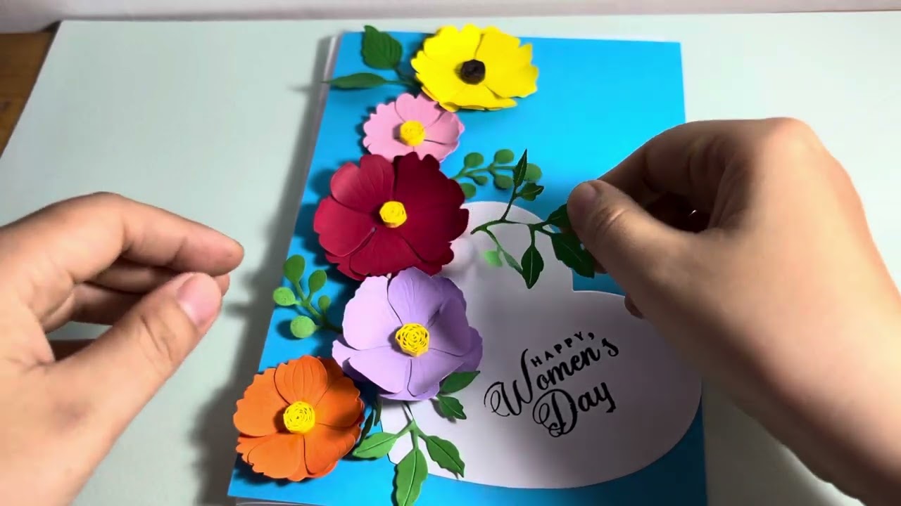 Thiệp 3D Handmade chủ đề 20/10 và 8/3