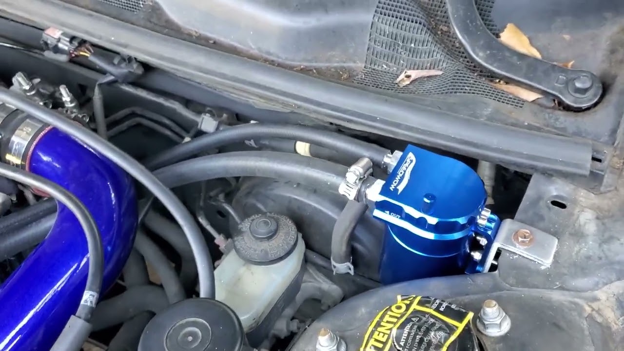 How to - 2000 Toyota Camry 2.2 Oil Catch Can