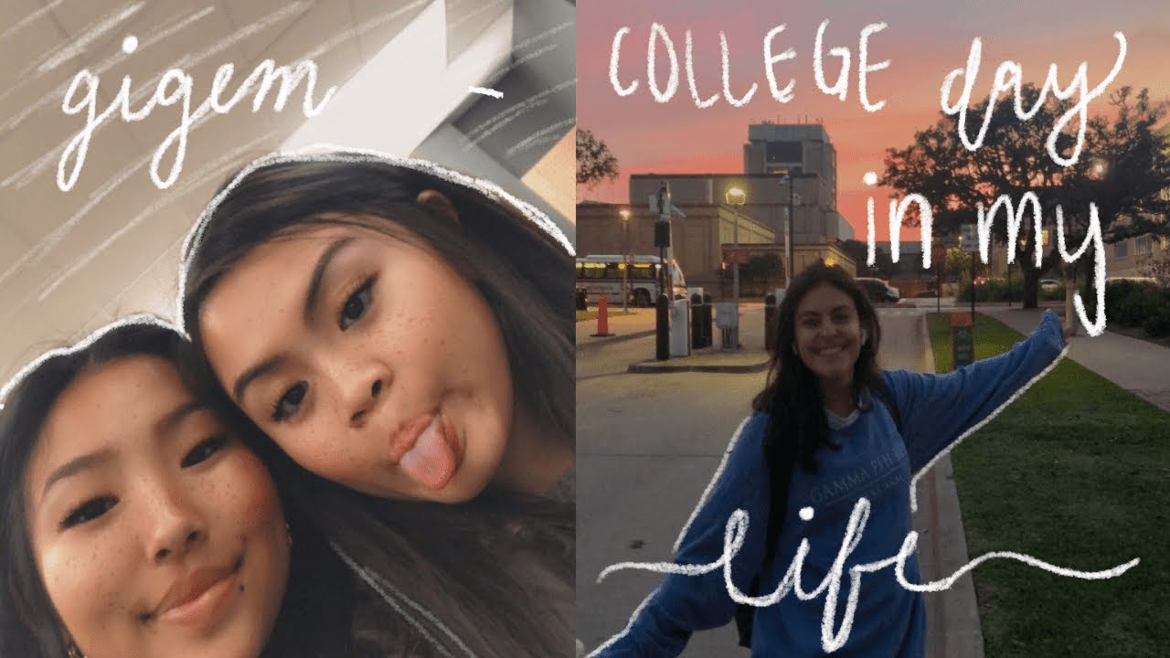 college day in my life and DORM TOUR before quarantine!!! Texas A&M University (pre med life)