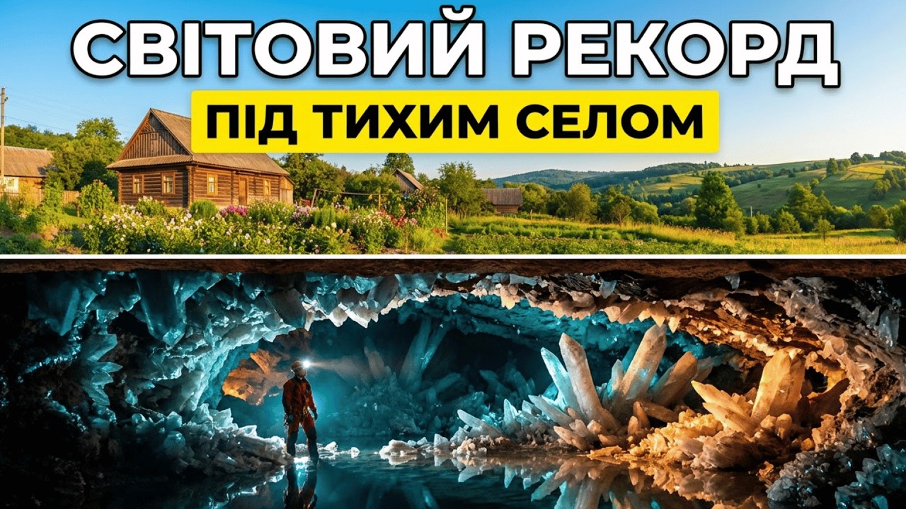 Найдовша печера Європи — в Україні (267 км лабіринтів)
