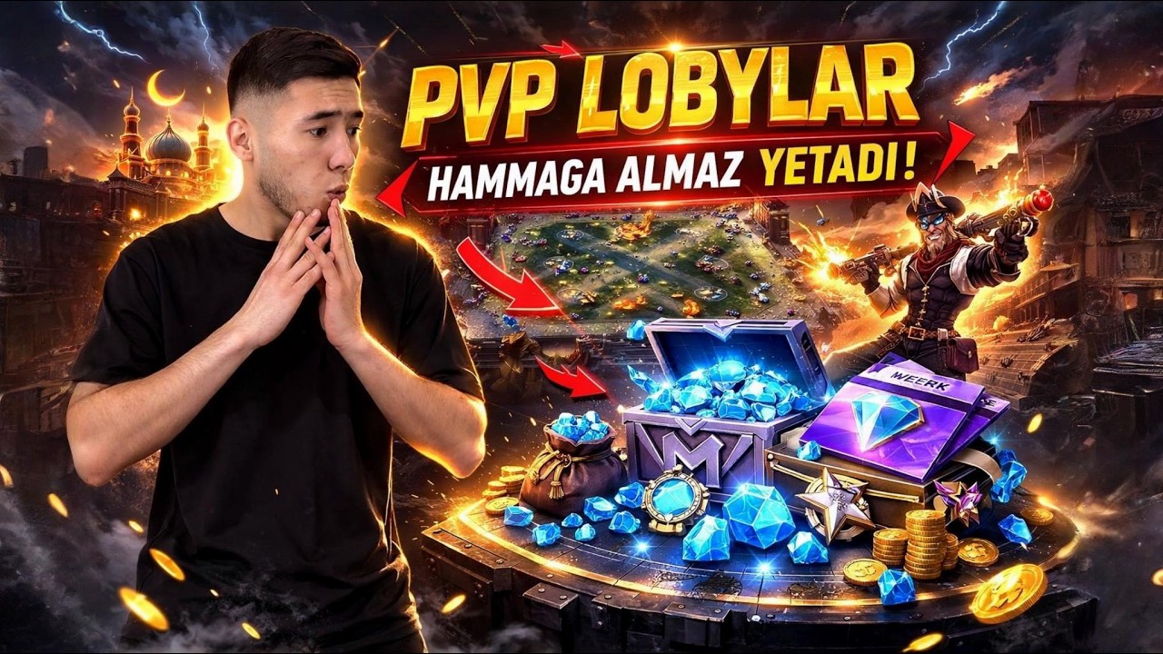 🔴 MLBB LIVE | BUGUN YUTUQLARNI TARQATAMIZ | ALMAZ | PROPUSK | FUTBOLKA⭐