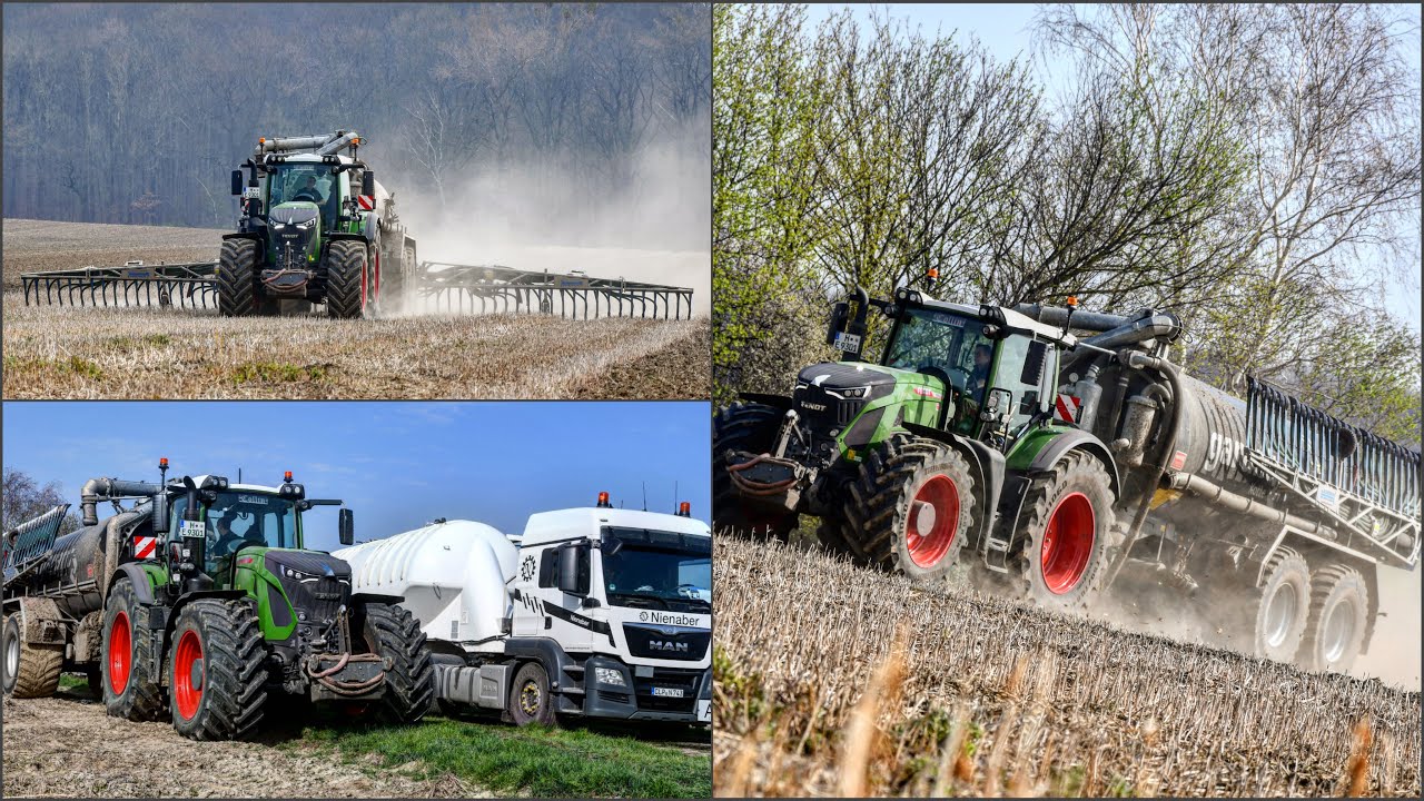 Fendt 930 Vario Gen6 mit Kotte Garant am Gärsubstrat ausbringen //4K//