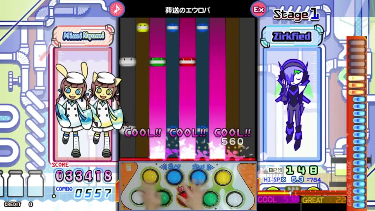 [ポップン] 葬送のエウロパ EX