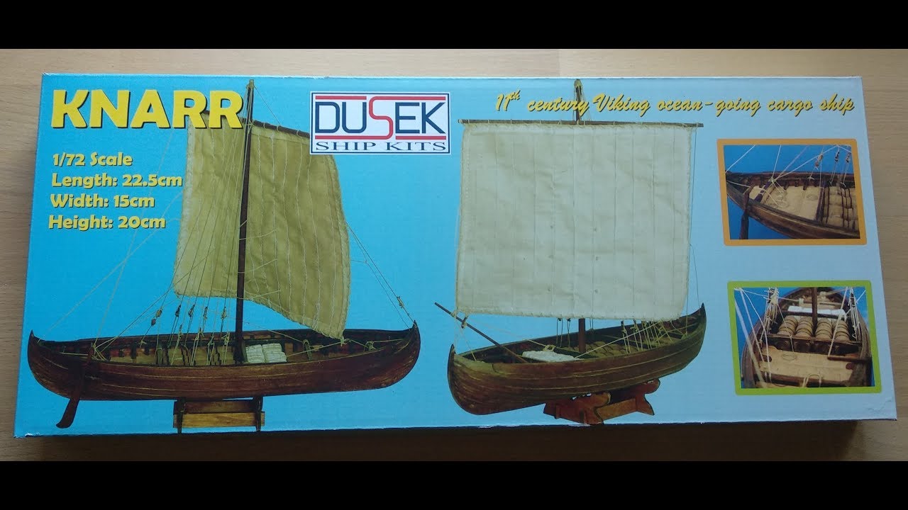 Unboxing    Knarr - Dusek Ship Kits 1/72 Scale D013
