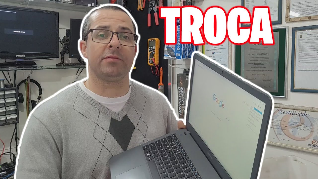 TROCA DE TECLADO NOTEBOOK SAMSUNG EMBUTIDO