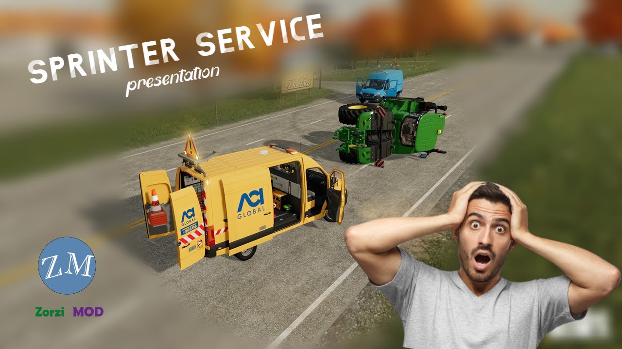 FS22 Mod - MB Sprinter service presentation