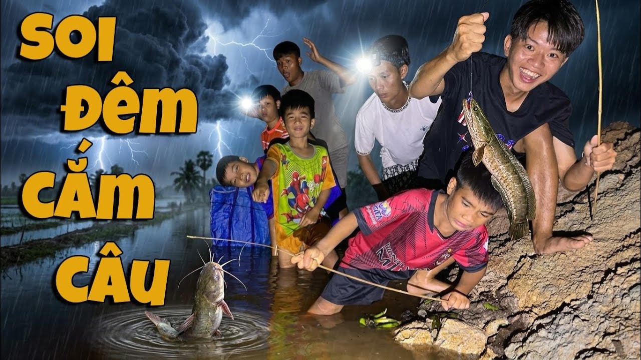 Anh Ba Phải | Thức Đ&ecirc;m Đi Soi Trong Mưa B&atilde;o Cực Vui