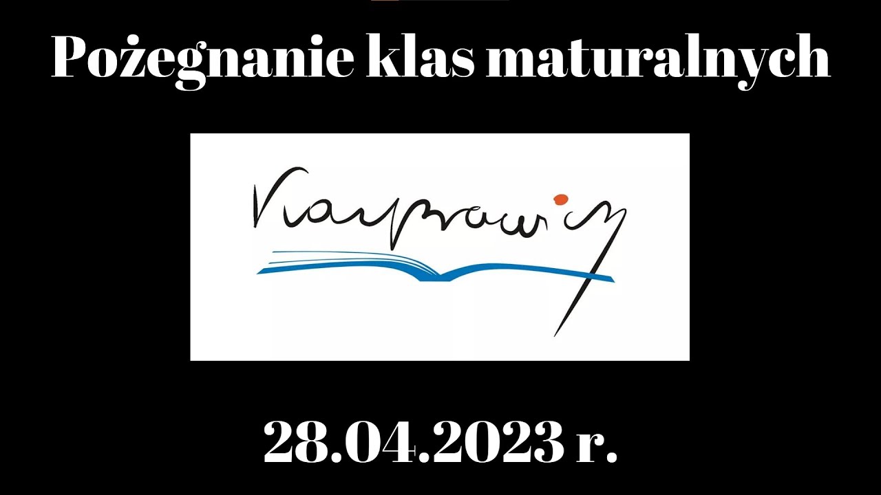 Pożegnanie klas czwartych 2023 - część artystyczna