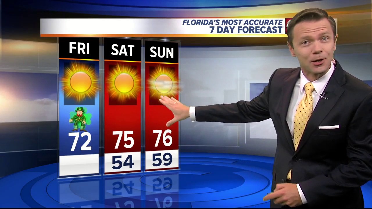 Florida's Most Accurate Forecast with Greg Dee on Thursday, March 17, 2017