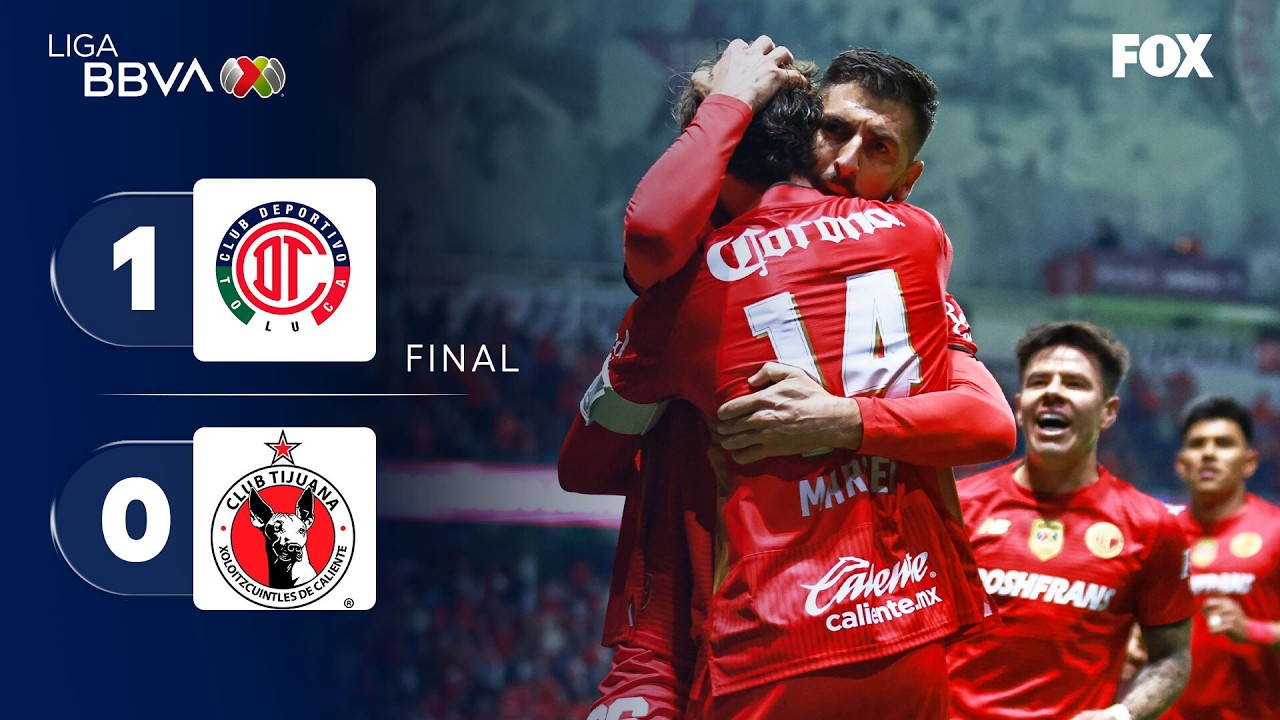 TOLUCA 1-0 XOLOS | RESUMEN Y GOL | LIGA MX | CLAUSURA 2026 | JORNADA 6
