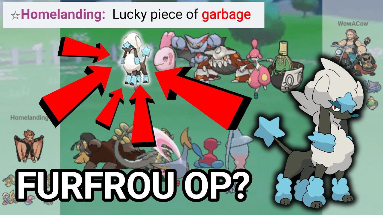 Furfrou walls EVERYTHING in National Dex OU on Pokemon Showdown...