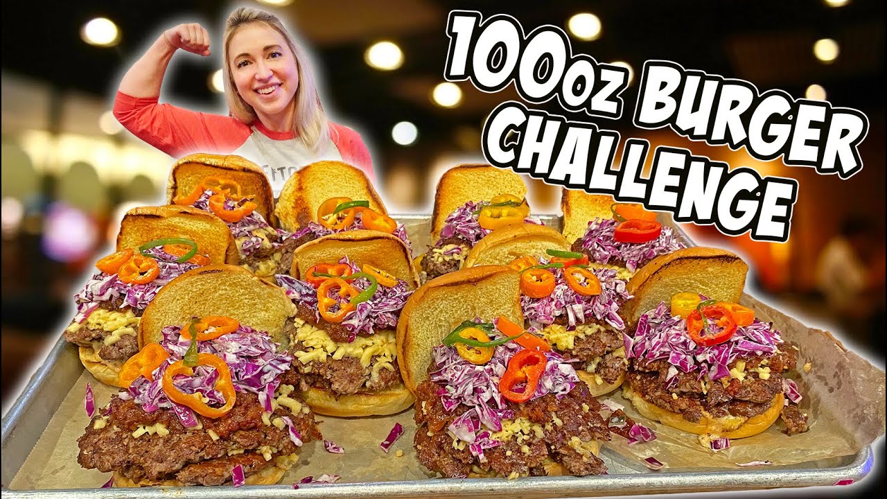 100oz BURGER BATTLE CHALLENGE