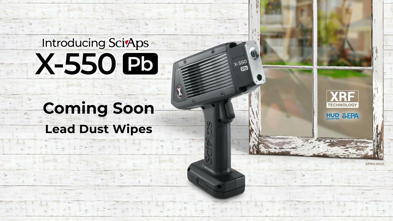 SciAps Lead Paint Wipes for X-550 Pb
