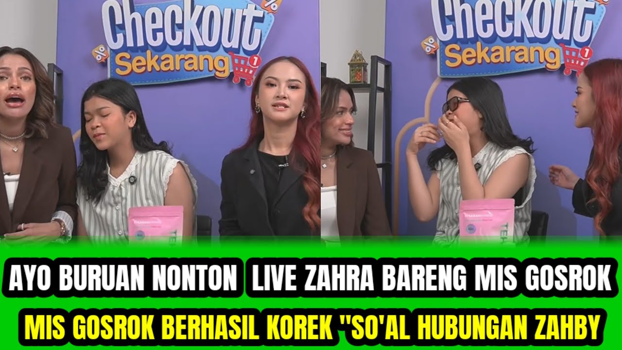 AYO BURUAN NONTON LIVE ZAHRA BARENG MIS GOSROK, MIS GOSROK BERHASIL KOREK