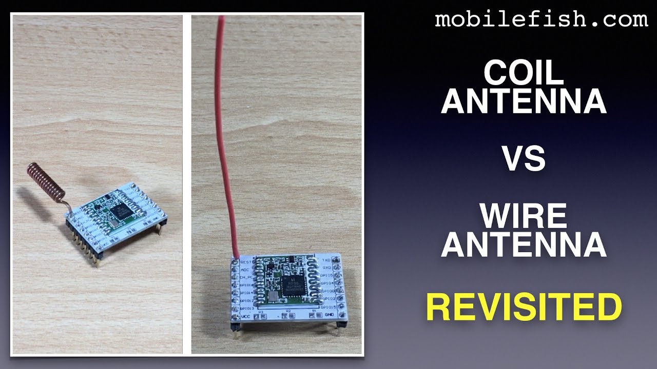 Create a LoRa node, part 7: Coil antenna vs wire antenna revisited