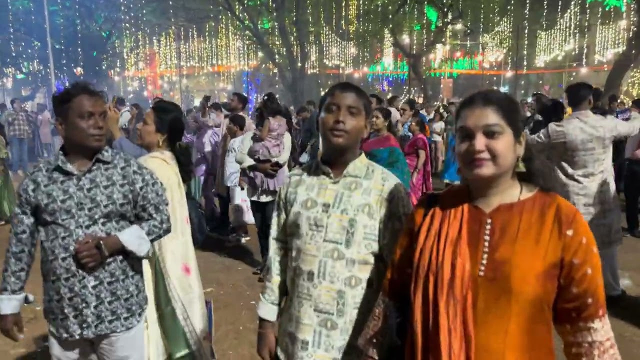 दिवाळी भाऊबीज भूमिगत मेट्रो छ.शिवाजी महाराज पार्क विद्युत रोशनाई 