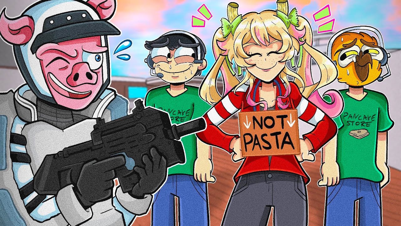 Pasta VS The Vanoss Crew in Gmod Guess Who!