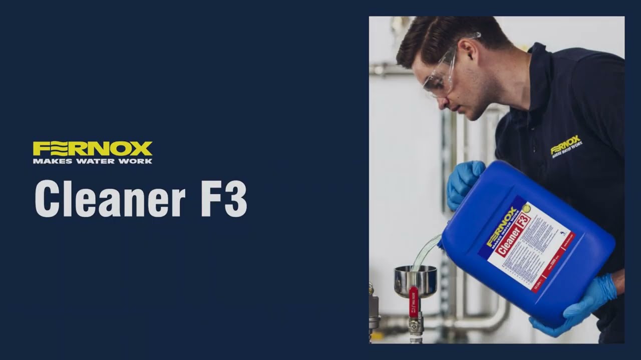 Die kommerzielle HLK-Produktreihe von Fernox - Cleaner F3 10L