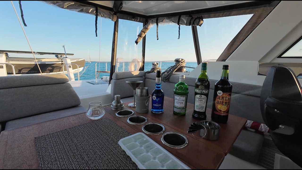 The Mirage Martini - I share the recipe of my invention. Anchored in paradise and martini at sunset.
