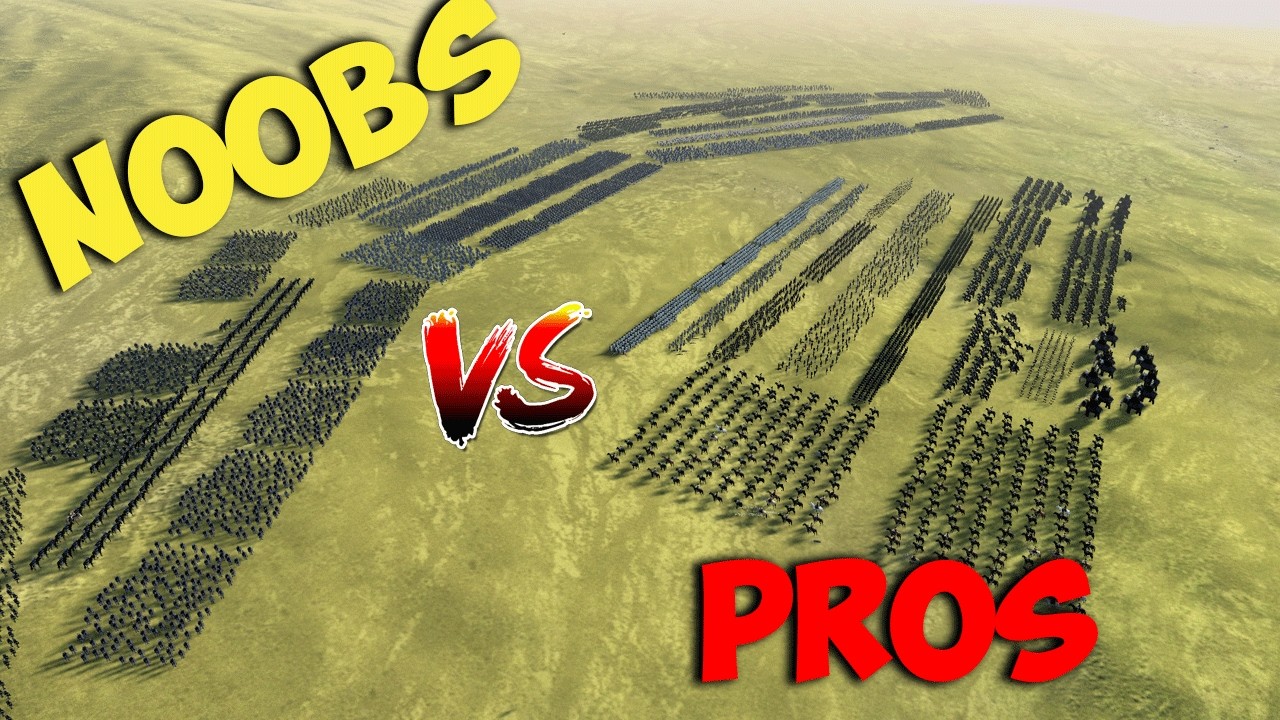 2 Pros vs 4 Noobs – Outnumbered in an Epic Pitched Battle! – Attila