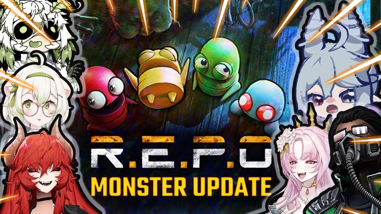 Vtubers играют в обновление монстров R.E.P.O.: первая встреча с новыми монстрами (подборка)