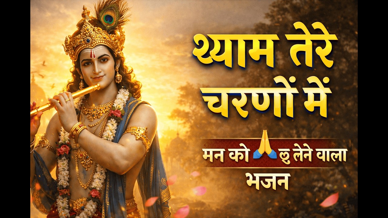 श्याम तेरे चरणों में | मन को छू लेने वाला भजन | Bhajan| New #bhaktisong 2026 radha krishna bhajan
