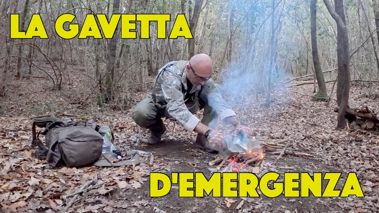 Realizziamo una gavetta d'emergenza super sottile ! (1o metodo)