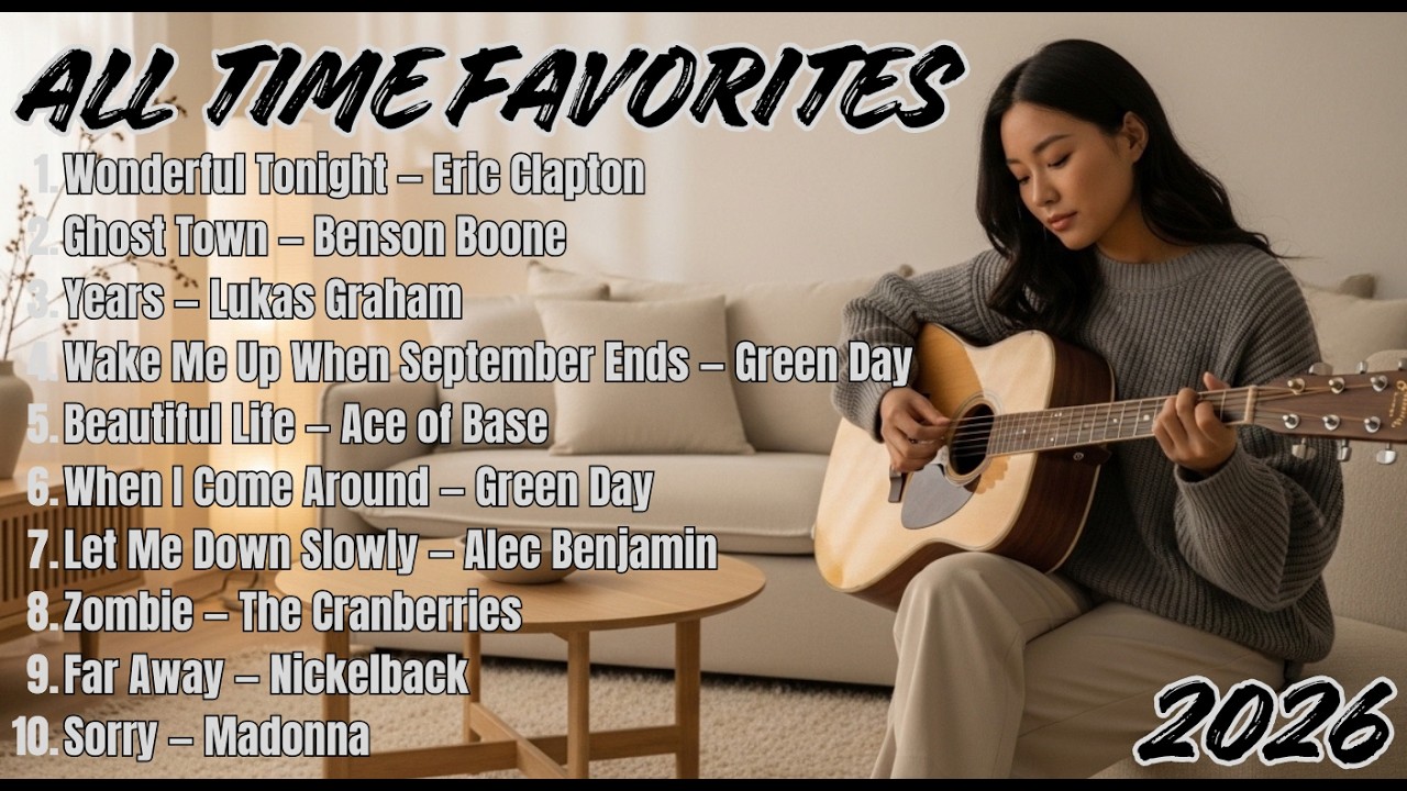 Love Songs Of All Time Playlist – Relaxing Love Songs Cover. Alec Benjamin, Green Day, Benson Boone