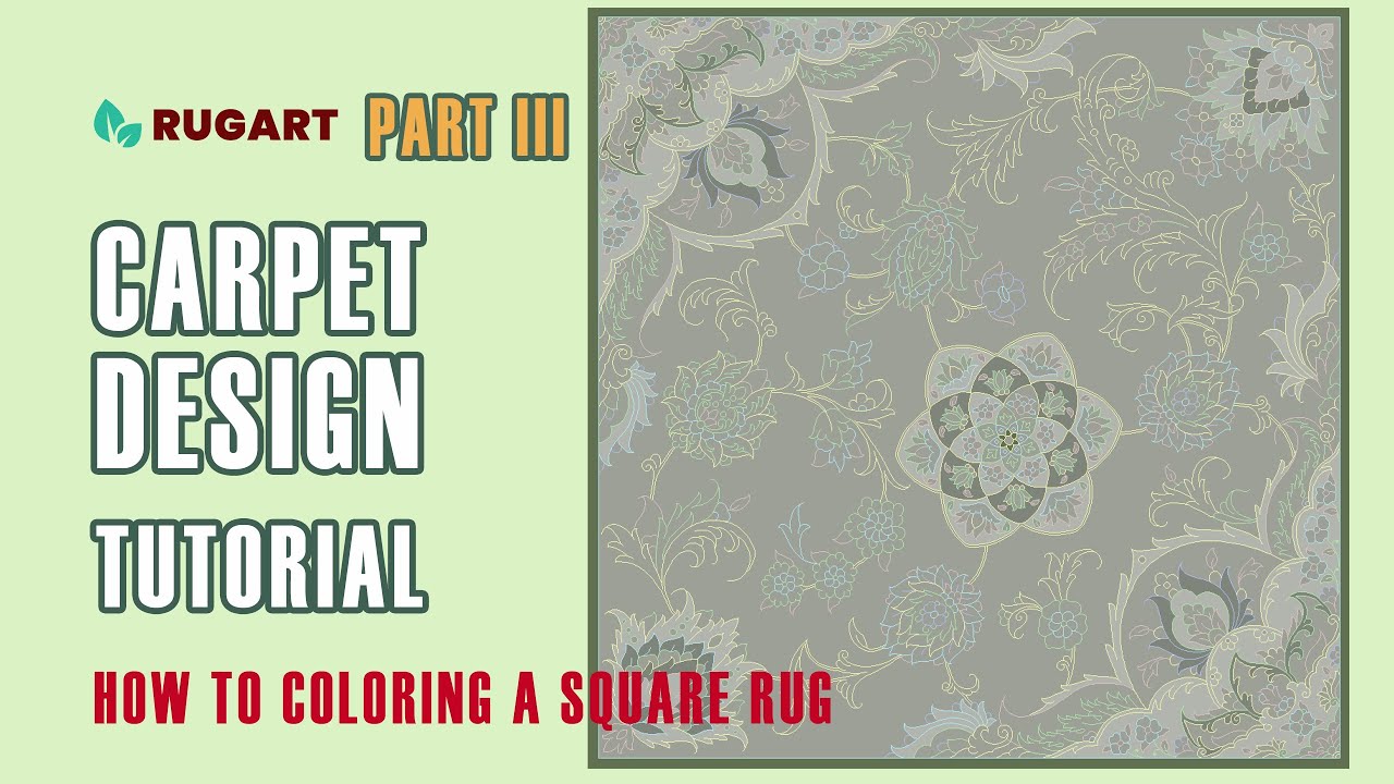 How to Color a Complete Persian Carpet from Scratch | A Step-by-Step Tutorial