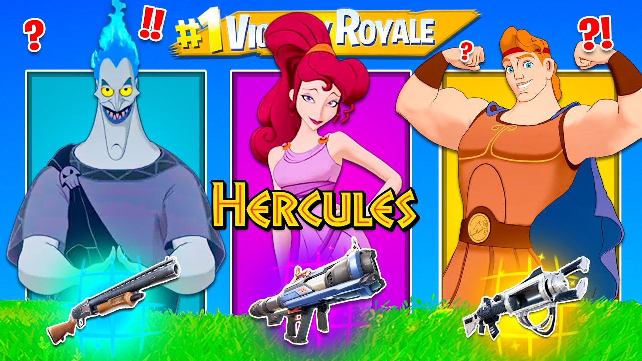 Fortnite RANDOM SKIN HERCULES CHALLENGE