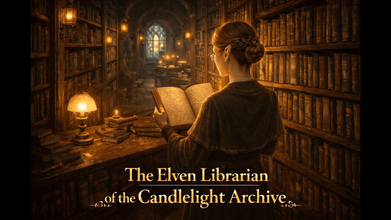The Elven Librarian of the Candlelight Archive – Calm Celtic Fantasy Music (No Lyrics)