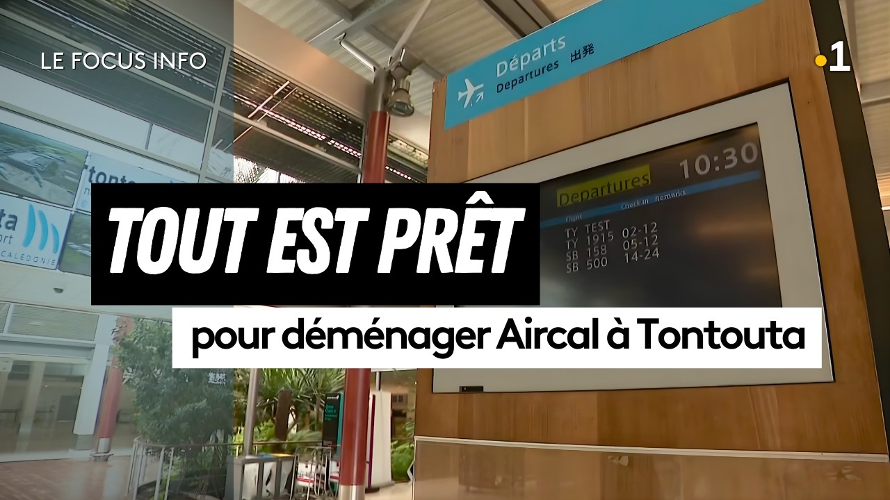 Tout est prêt pour déménager Aircal à Tontouta