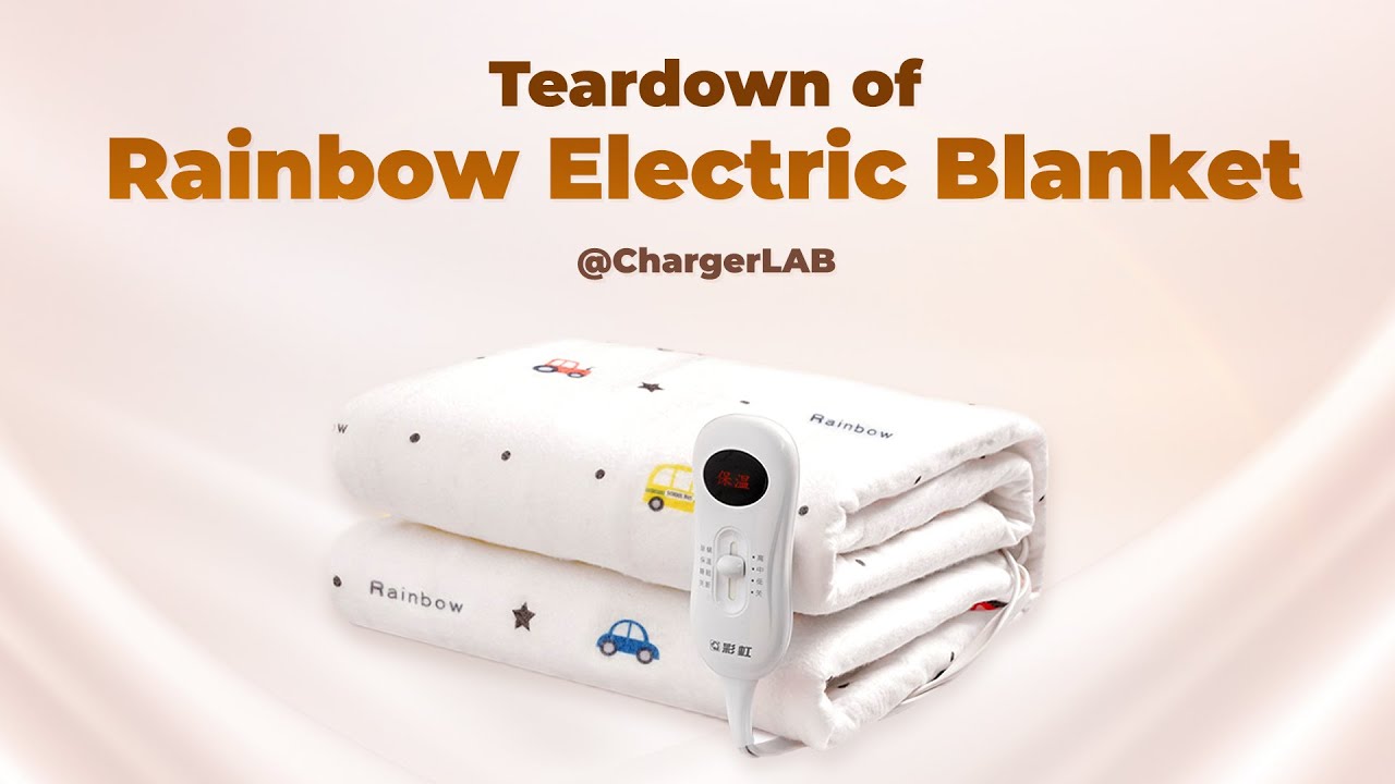 Teardown of Rainbow Heated Electric Blanket