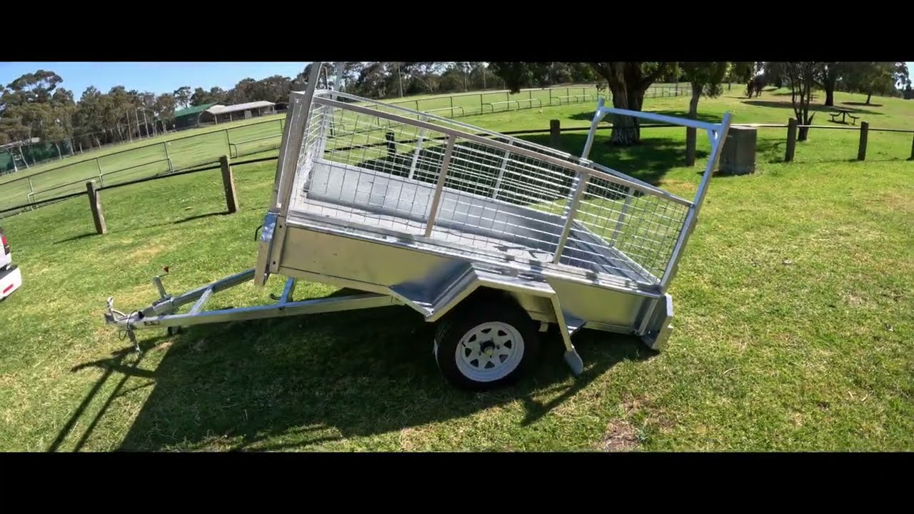 Trailer Supplies 8x5 galvanised trailer
