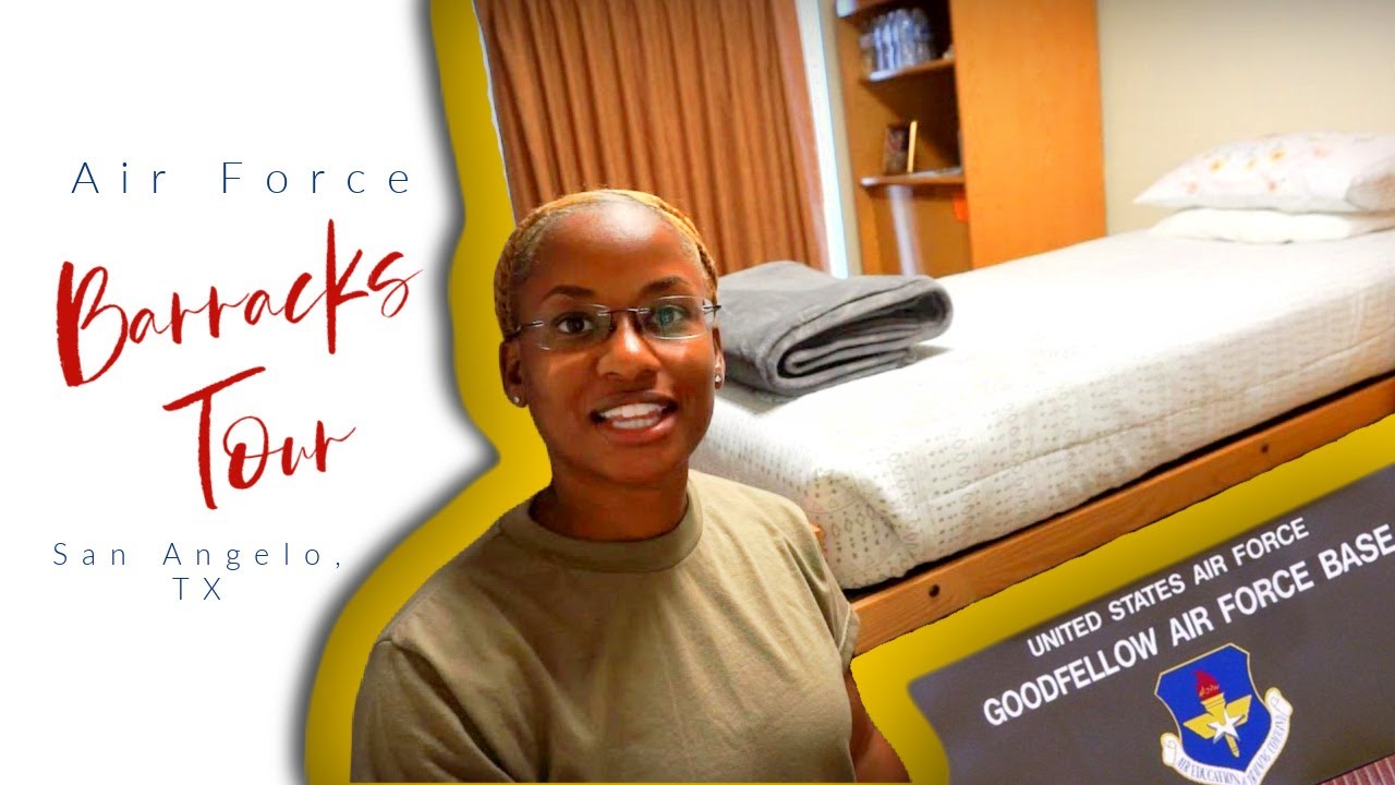 Goodfellow Air Force Base Barracks Room Tour