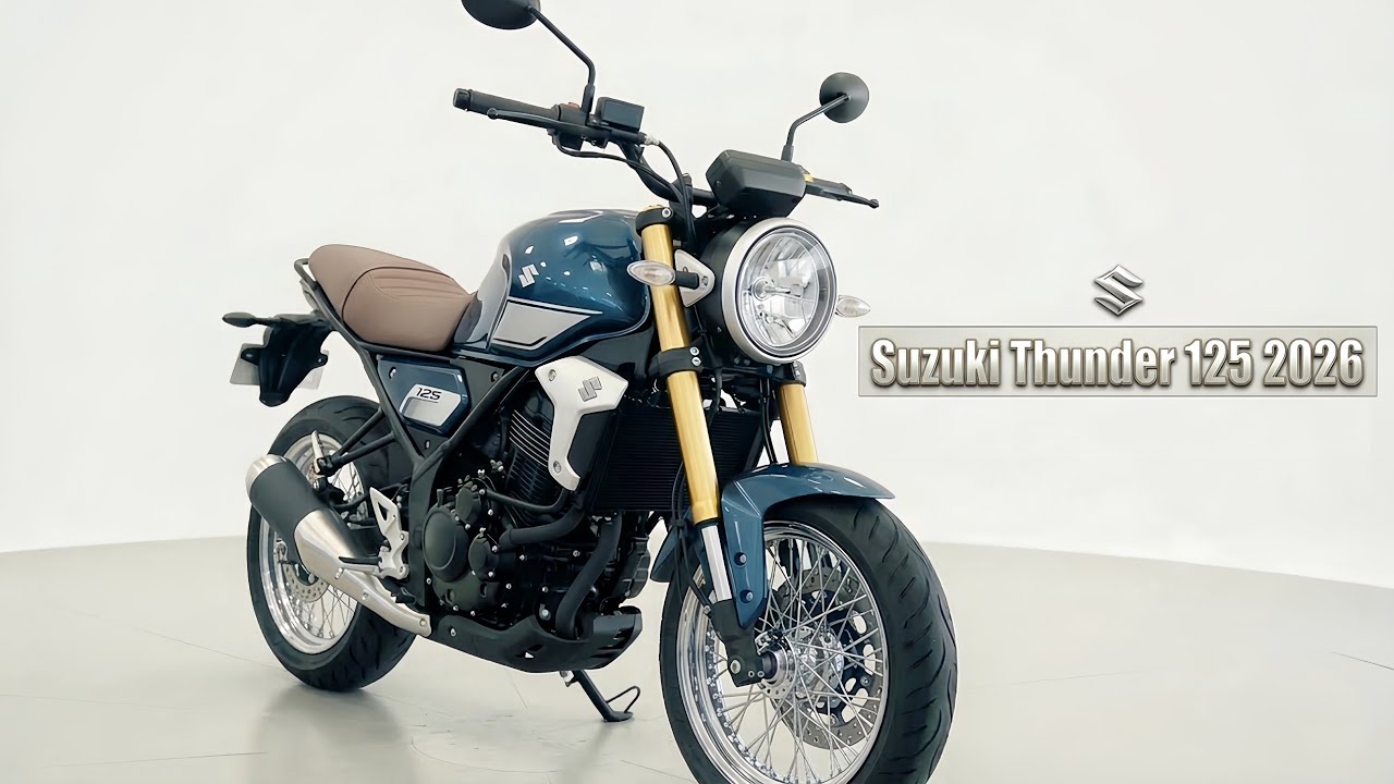 Suzuki Thunder 125 2026 года – Представлен лучший мотоцикл объемом 125 куб. см! | BikeBuzz Pro